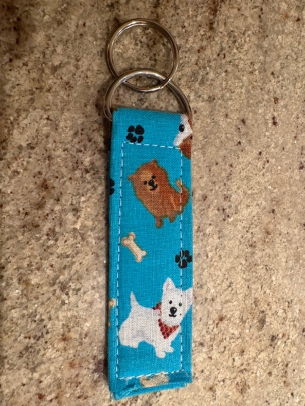 Cute Westie key chain/fob